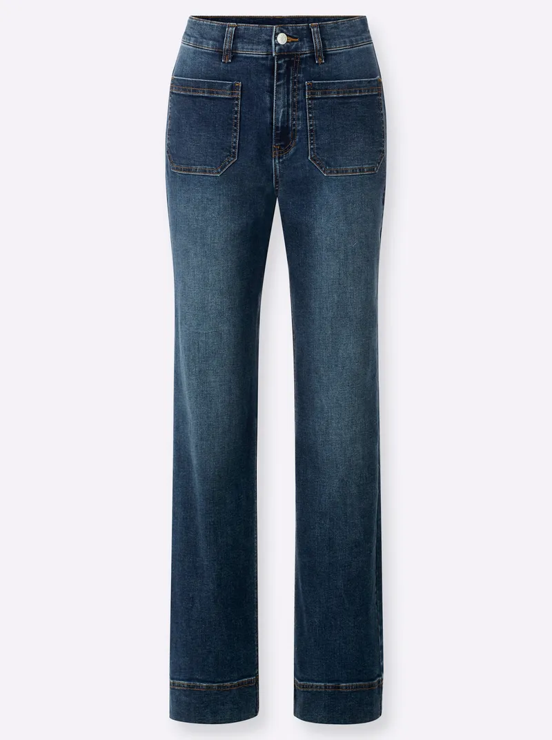 heine Jeans blue-stone-washed, Blue-stone-washed, – Produktbild 2 von 2