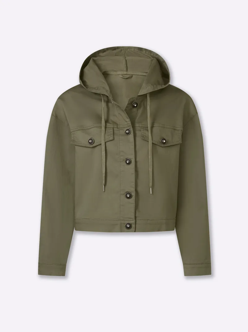 heine Jeansjacke, Khaki, – Produktbild 1 von 2