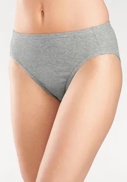 petite fleur by Lascana Bikinislip rot, weiß, marine, grau-meliert, marine – Produktbild 1 von 1