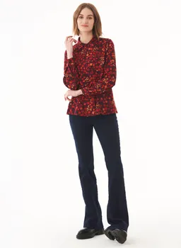 ORGANICATION ORGANICATION Damen vegan Bluse Rot – Produktbild 1 von 1