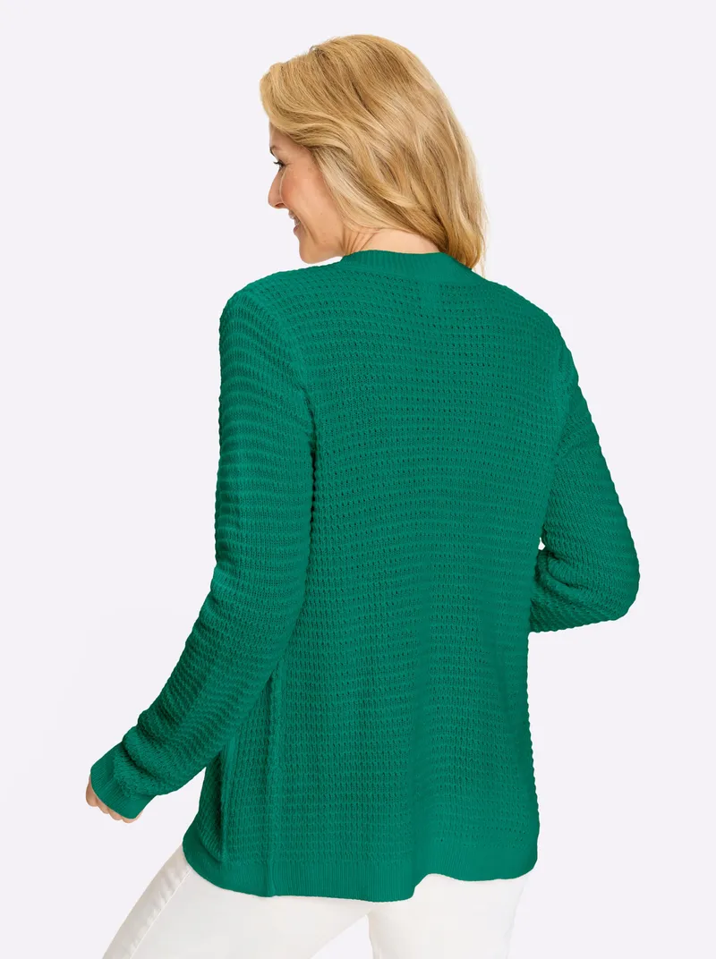 Witt Cardigan, Smaragd, – Produktbild 2 von 2