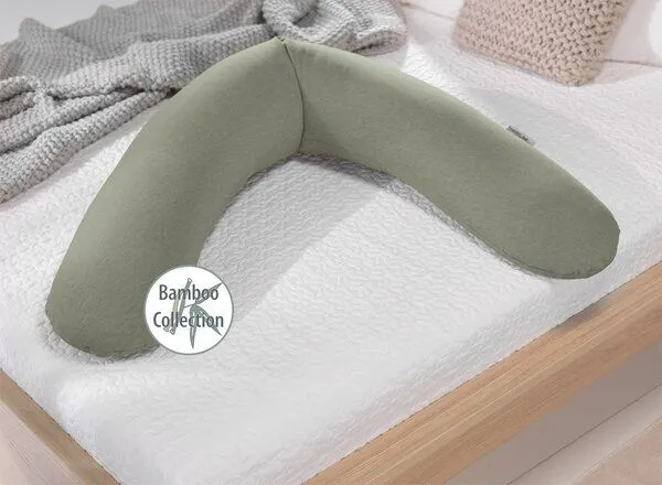 Theraline Das Original Theraline inkl. Bezug Dessin Bamboo Collection Bio-Baumwolle+Bambus, Melange grün-grau, – Produktbild 4 von 4