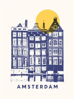 Photocircle Photocircle Poster / Leinwandbild - Amsterdam – Produktbild 1 von 1