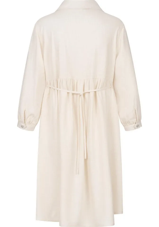 ragwear ragwear Minikleid Almu Leichtes Langarmkleid mit Blumenmuster, Braun, – Produktbild 3 von 4
