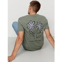 recolution Herren T-Shirt aus Bio-Baumwolle - AGAVE GOOD VIBES - recolution, Pine green (dunkelgrün), – Produktbild 1 von 1