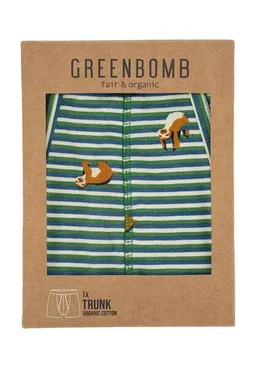 GreenBomb GREENBOMB Animal Sloth Trunk - Figurbetonte Trunk aus Bio-Baumwoll Mix / hochwertiger Print / GOTS / Fair & Vegan – Produktbild 1 von 1