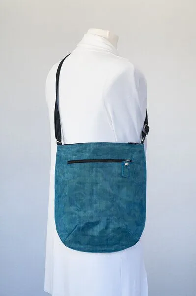 Smateria Smateria Umhänge-Tasche Pascal M, Petrol-grün, – Produktbild 2 von 3