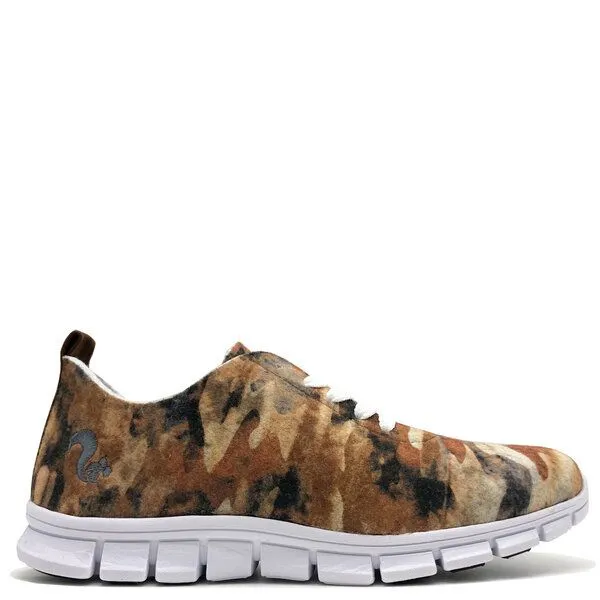 thies Superleichter, veganer Sneaker "thies ® PET Camo" aus recycelten Flaschen, flexibel und bequem, Camo brown (braun), – Produktbild 1 von 4