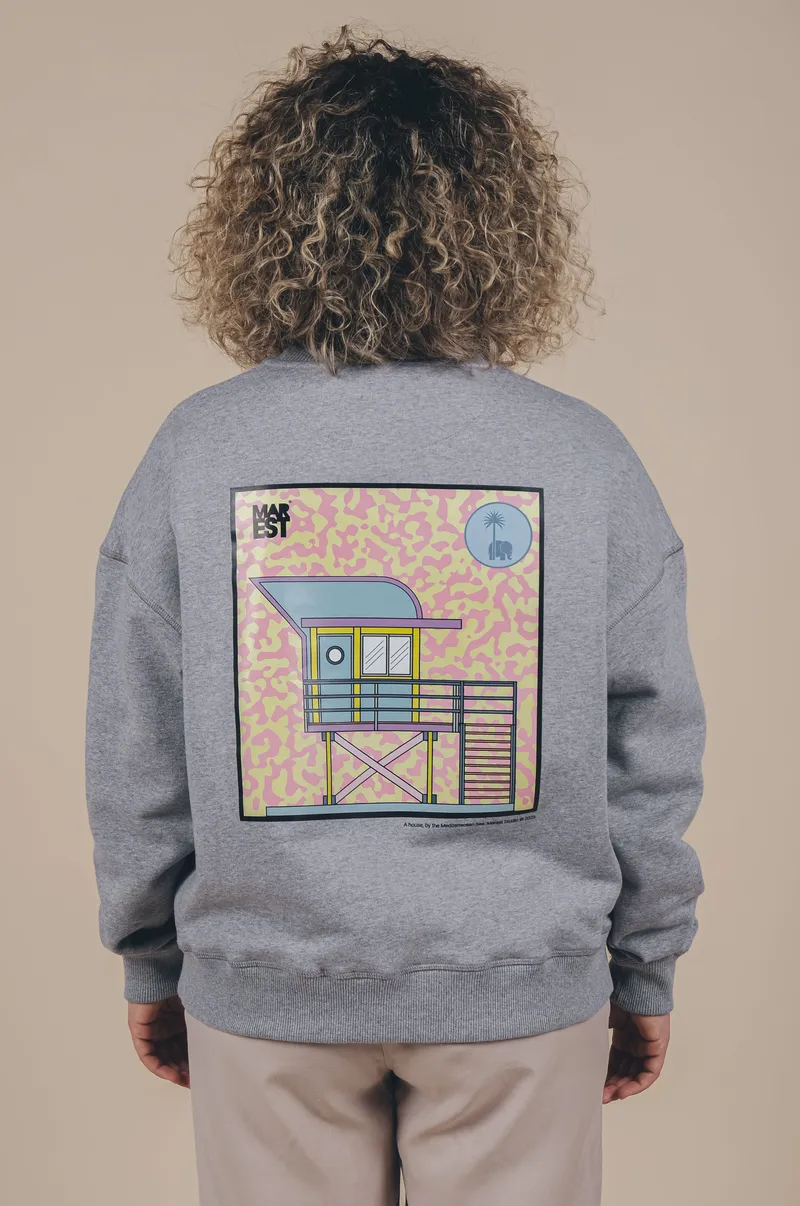 Trendsplant Trendsplant Damen vegan Oversized Pullover Art Hut Antonyo Marest X Trendsplant Sport Grau, Hellgrau, – Produktbild 1 von 1