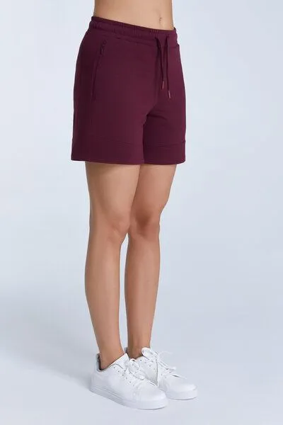 True North True North Damen Shorts aus Bio-Baumwolle & Tencel Modal kurze Hose T1341, Windsor wine, – Produktbild 2 von 4