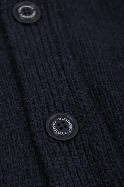 Trendsplant Trendsplant Relleu Cardigan Dark Navy, Blau, – Produktbild 4 von 4