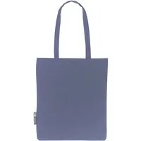 Neutral Neutral Bio-Baumwoll-Tragetasche mit langen Henkeln, navy – Produktbild 1 von 1