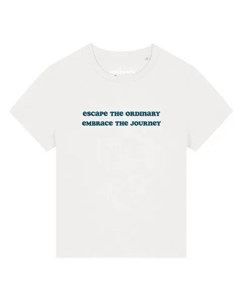 watapparel watapparel T-Shirt Frauen Escape the ordinary, Off white, – Produktbild 1 von 4