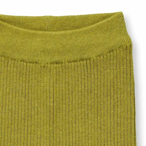 Sense Organics Sense Organics Babyleggings aus Strick, Modell YUMA, Grüner tee melange, – Produktbild 2 von 3