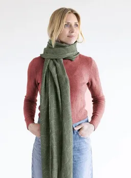 Djian Djian Schal Jacquard 100 % Bio-Baumwolle – CLOE – Produktbild 1 von 1