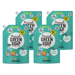 Marcel s Green Soap Marcel s Green Soap Marcel's Green Soap Waschmittel Nachfüllpack Pfirsich & Jasmin (4x 1L) – Produktbild 1 von 1