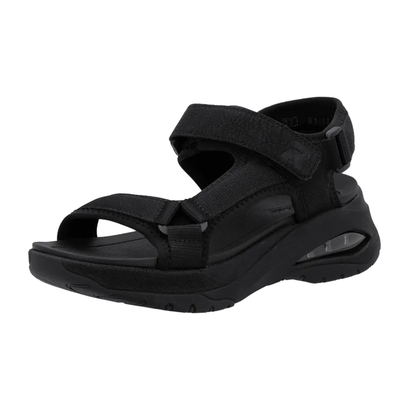 Rieker Rieker Sport - W3151-00 für Damen, schwarz, Größe 42 EU, Schwarz, – Produktbild 1 von 6
