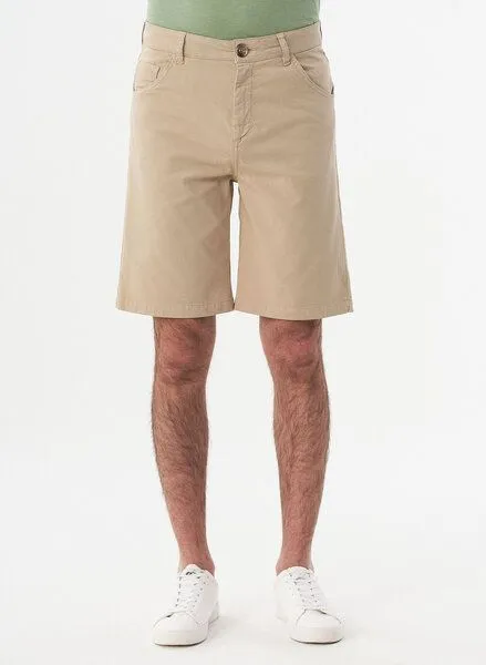ORGANICATION ORGANICATION Five-Pocket-Shorts aus Bio-Baumwolle, Beige, – Produktbild 1 von 4