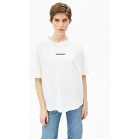 ARMEDANGELS ARMEDANGELS GIANNAA CHAANGE Damen T-Shirt aus recyceltem Baumwoll Mix, White, – Produktbild 1 von 1