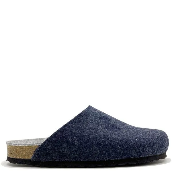thies Veganer Bio Clog "thies ® PET" uni, aus recycelten Flaschen, fair produziert mit Tieffussbett, Dark blue (dunkelblau), – Produktbild 1 von 4