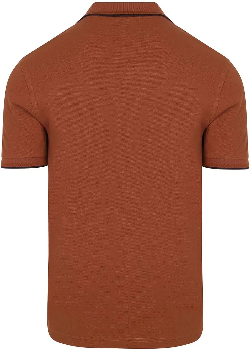 Fred Perry Fred Perry M3600 Polo Brique Y39 - Größe XL, Braun, – Produktbild 3 von 3