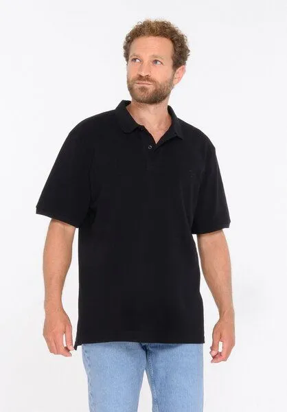THOKKTHOKK ThokkThokk Herren Polo Shirt aus Biobaumwoll-Piqué, Black (schwarz), – Produktbild 5 von 7