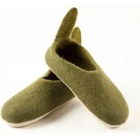 Karma Fair Trade Karma Fair Trade Hausschuhe aus Nepal, Khaki, – Produktbild 1 von 1