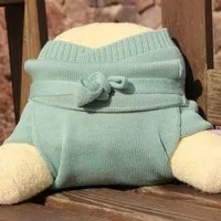 Glückswindel Glückswindel Bindecover aus Wolle, Mint, – Produktbild 1 von 1
