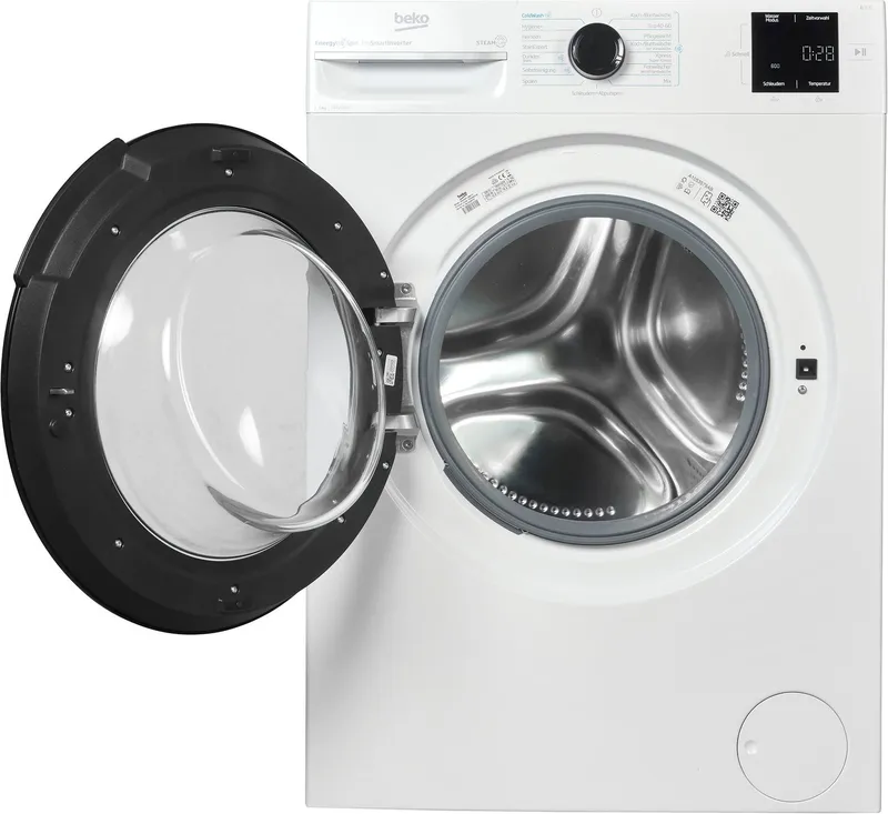 Beko Beko BM3WFU3841X, Weiß, – Produktbild 1 von 6