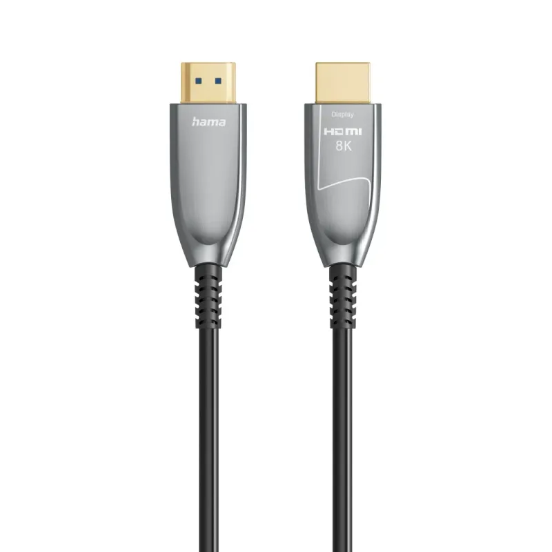 Hama Hama Ultra High Speed HDMI™-Kabel, Glasfaser, AOC, zertifiziert, 8K, Alu, 10 m – Produktbild 3 von 4