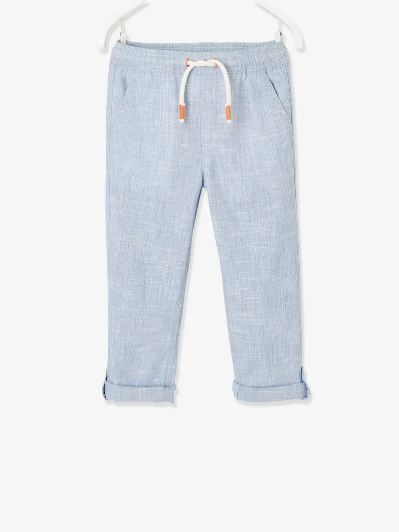 Vertbaudet Jungen 3/4-Hose, Hellblau, – Produktbild 1 von 4