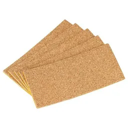 Kork-Deko Kork-Deko 5 Pads aus Kork 200 x 100 mm | 3 mm dick | wahlweise selbstklebend – Produktbild 1 von 1
