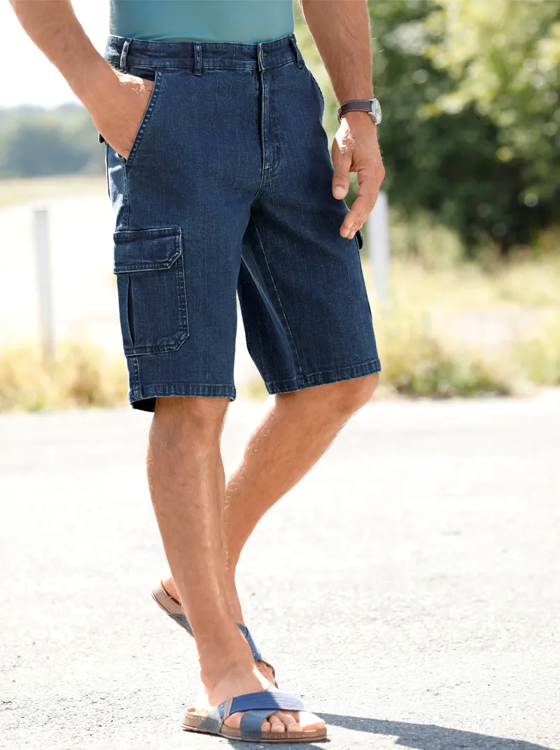 Catamaran Jeansbermudas, Blue-stone-washed, – Produktbild 1 von 3