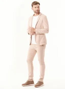 ORGANICATION ORGANICATION Herren vegan Blazer Tencel & Bio-Baumwolle Beige – Produktbild 1 von 1