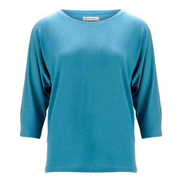 NATIVE SOULS NATIVE SOULS Lyocell 3/4-Longsleeve Damen, Dark petrol, – Produktbild 1 von 1