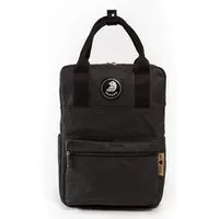 PAPERO PAPERO Rucksack aus Papier robust wasserfest vegan 2 in 1 Handtasche Damen, Schwarz, – Produktbild 1 von 1