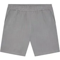 KnowledgeCotton Apparel KnowledgeCotton Apparel Weite Shorts POSEY aus Ecovero und Bio-Leinen, Grau-ultimate-grey, – Produktbild 1 von 1
