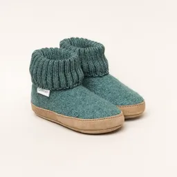 Gottstein Gottstein Kinder Hüttenschuh Alpine Boot LE - Aus reiner Bio-Schafwolle für Jungen & Mädchen mit Ledersohle – Produktbild 1 von 1
