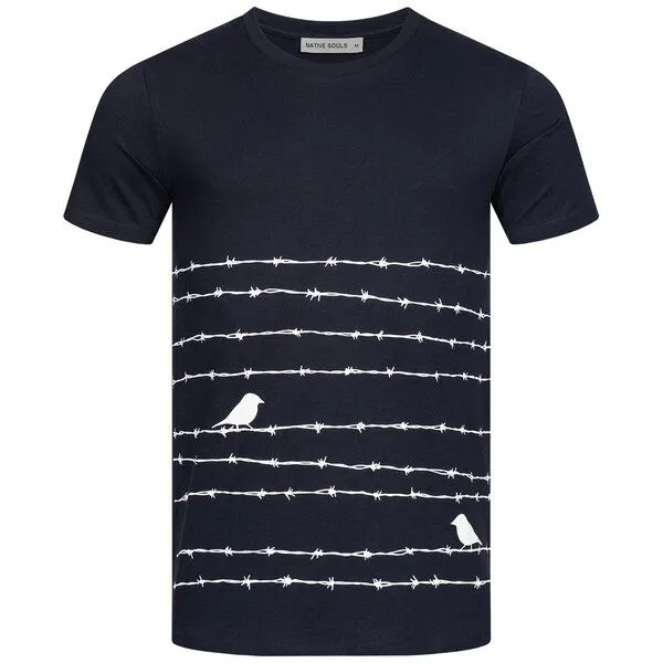 NATIVE SOULS NATIVE SOULS T-Shirt Herren - Barbwire, Navy, – Produktbild 1 von 1