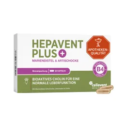 Cellavent Healthcare Leberkur Cholin Kapseln - Hepavent PLUS 1 Monat – Produktbild 1 von 1