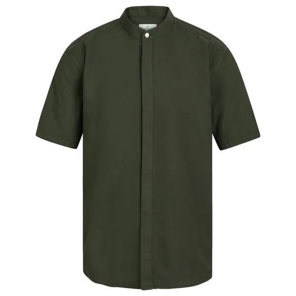 Klitmøller Collective Klitmøller Collective Kurzarm-Hemd Max, Olive, – Produktbild 1 von 4