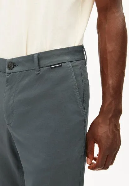 ARMEDANGELS ARMEDANGELS AASTER Herren Chino Hose aus Bio-Baumwoll Mix, Space steel, – Produktbild 2 von 3