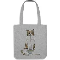 LIGARTI LIGARTI Jutebeutel – Ramenkatze – Produktbild 1 von 1