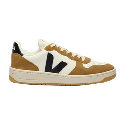 Veja Veja Herren-Sneaker V-10 Prime Leather Pure Black Tent – Produktbild 1 von 1