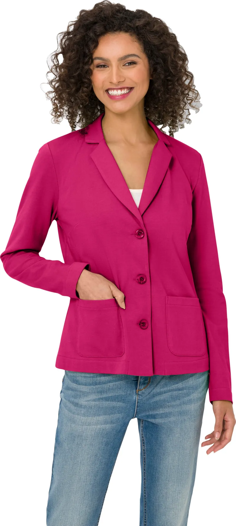 heine Jerseyblazer pink, Pink, – Produktbild 2 von 2