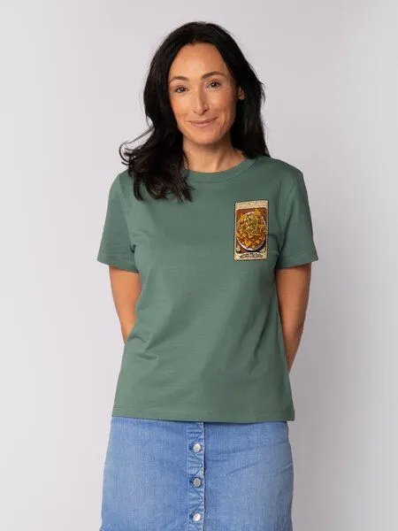 watapparel watapparel T-Shirt Frauen Tarot Nachos, Green bay, – Produktbild 1 von 3