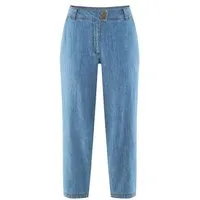 HempAge HempAge Damen Baggy Jeans Hanf/Bio-Baumwolle, Blue (blau), – Produktbild 1 von 1