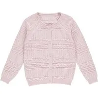 Fred s World by Green Cotton Fred's World by Green Cotton "Green Cotton" Strickjacke Ajour in rosa – Produktbild 1 von 1