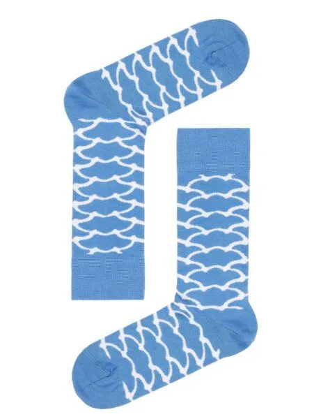 Natural Vibes Natural Vibes Clouds Socken Bio GOTS |Bunte Socken |Herren Damen Socken | Funny Socks – Produktbild 2 von 2