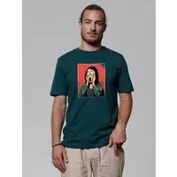 watapparel watapparel T-Shirt Unisex Mona Lisa Scream, Glazed green, – Produktbild 1 von 1